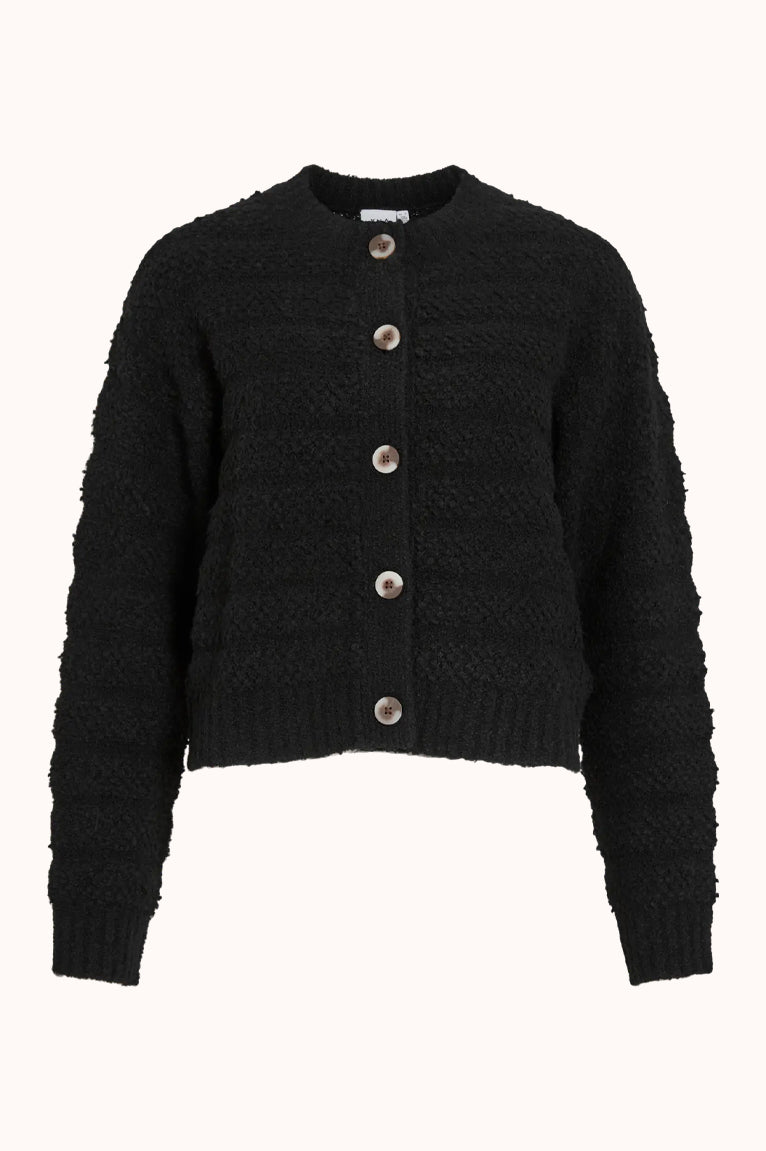 VITILLIA O-NECK L/S KNIT CARDIGAN