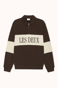 Zipper Rugby Sweat - Bruin