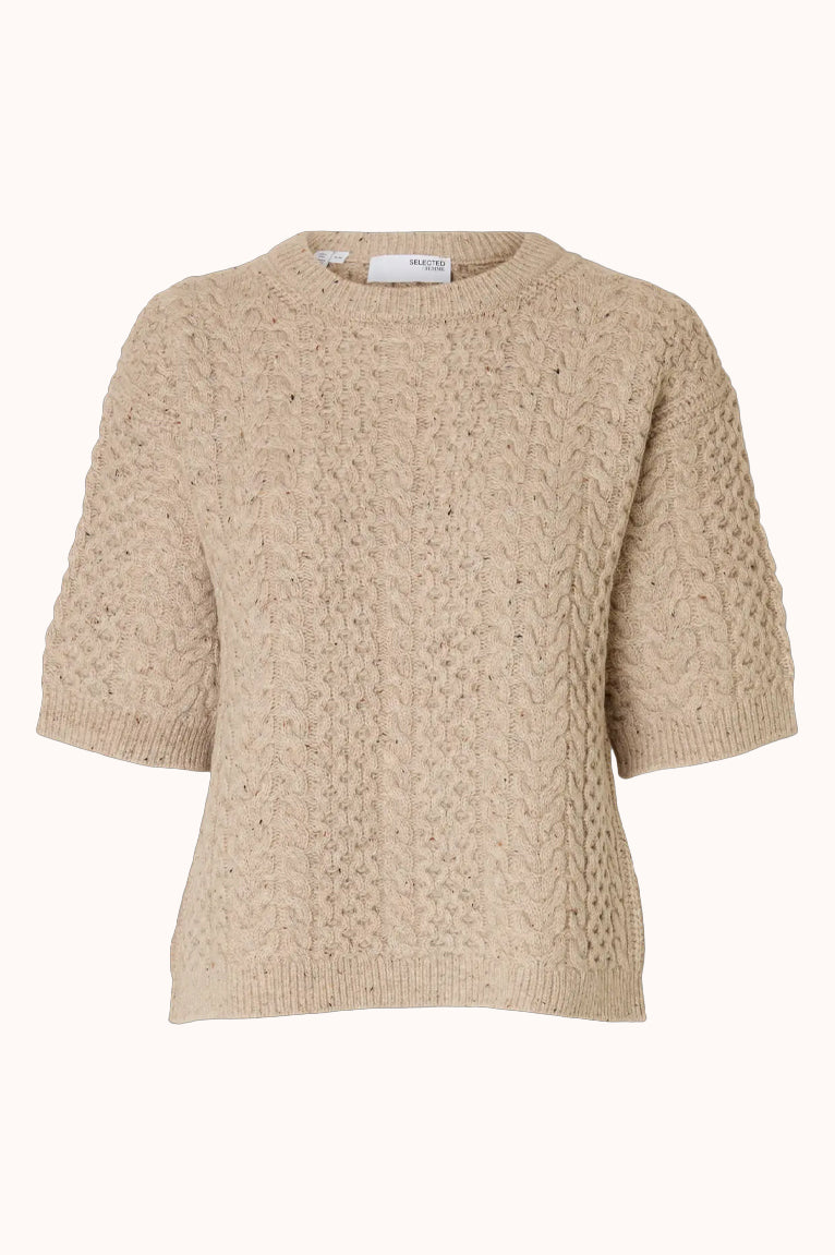 SLFNELLY 2/4 KNIT O-NECK