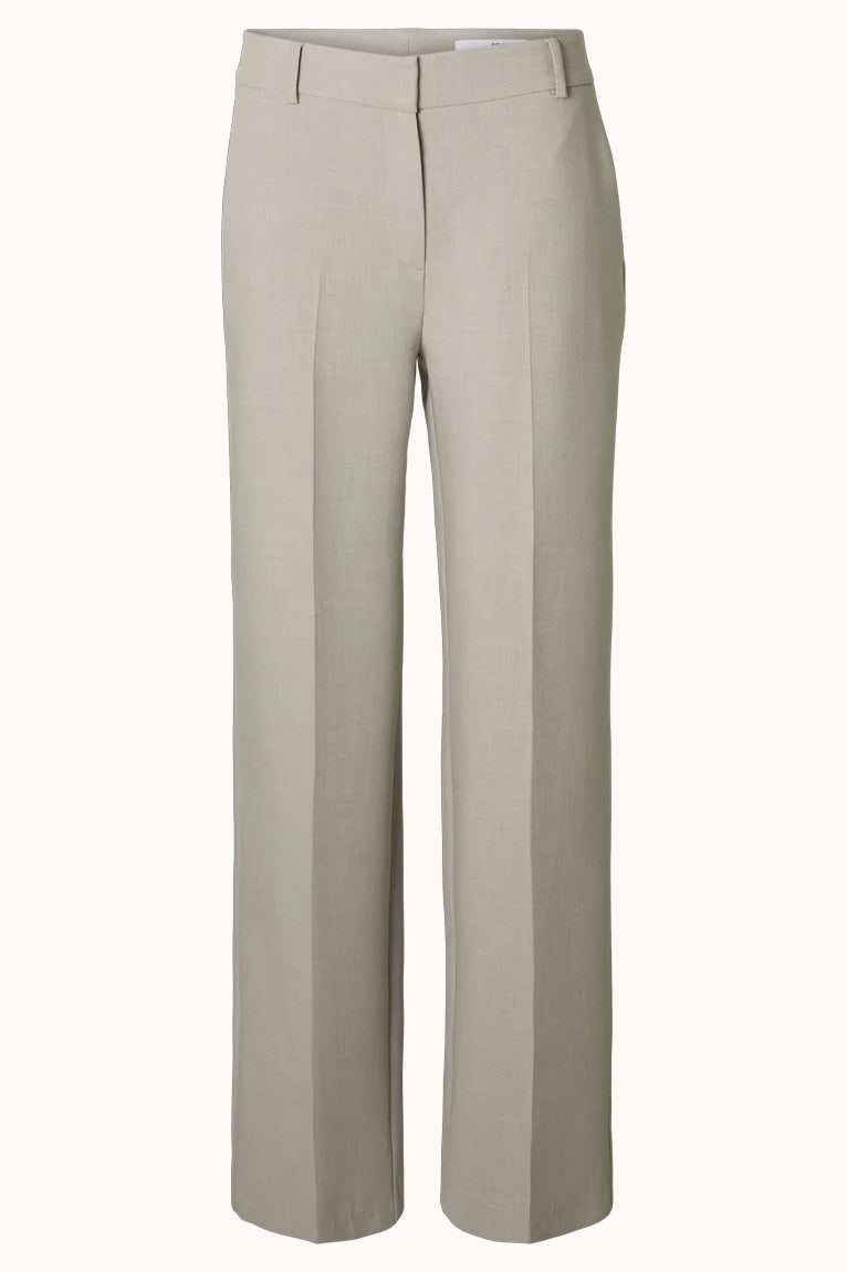 SLFRITA MW WIDE PANT MELANGE