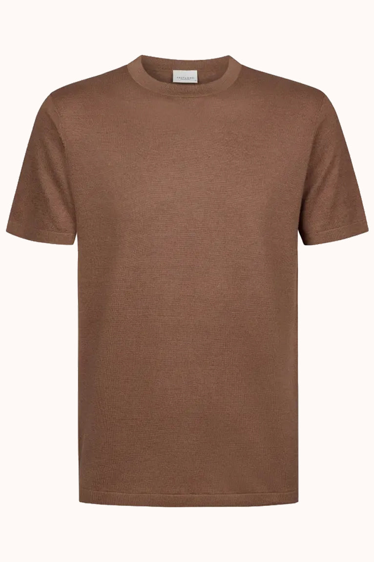 Clay linnen katoenen t-shirt