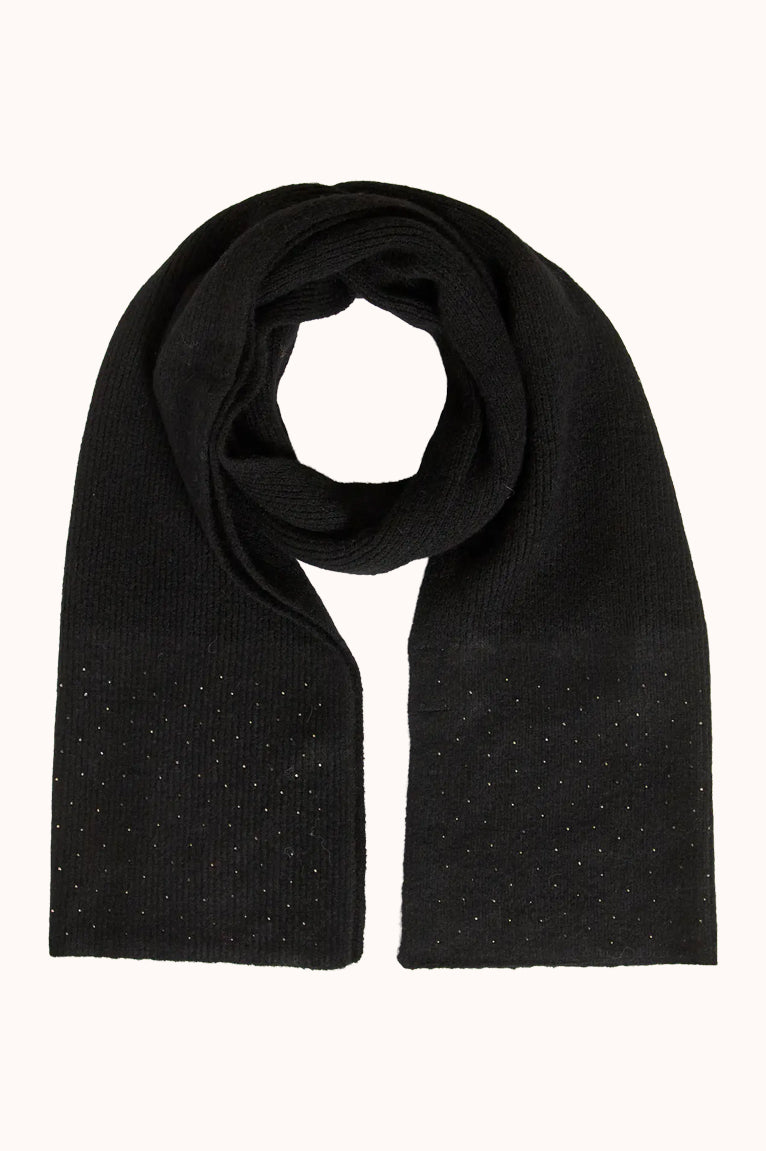VIBRAVA RHINESTONE KNIT SCARF/EF