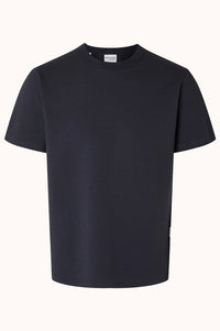 SLHSANDER SEERSUCKER SS O-NECK TEE