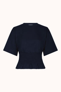 Dray boxy tee - Blauw