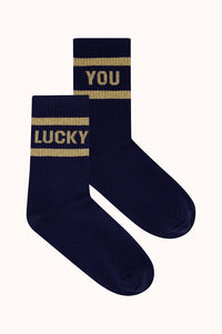 Lucky sparkle socks - Gold