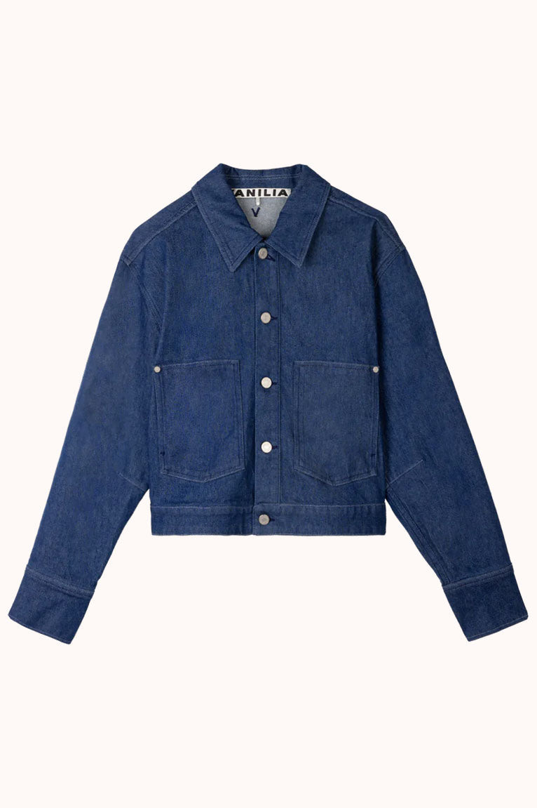 Rinsed denim jacket