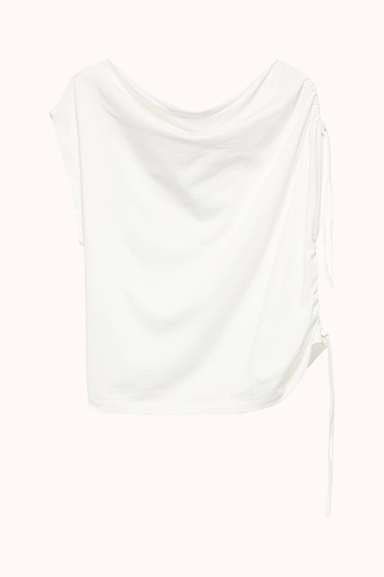 Asymmetric strap topAsymmetric strap top - Wit