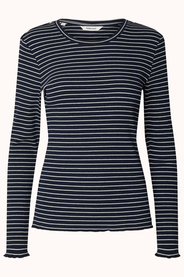 SLWANNA LS CREW NECK TEE