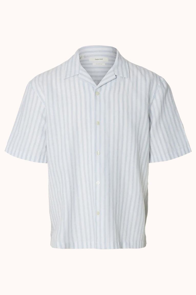 SLHRLXCLAY LINENBLEND SS SHIRT