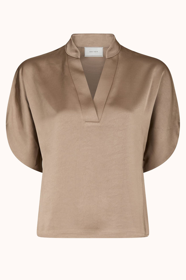 Anelle Heavy Sateen Blouse