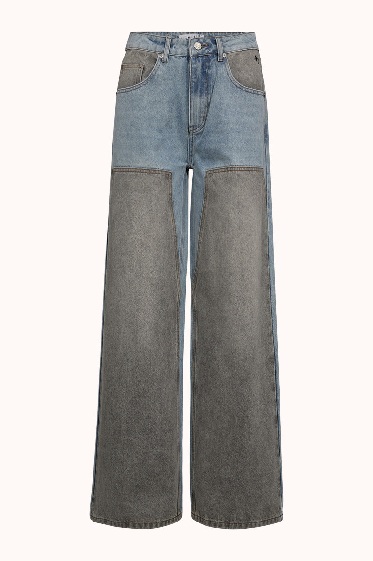 Two-Tone Patch Tall Jeans