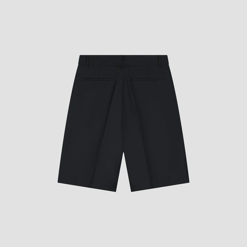 TROPICAL WOOL BLEND TAILORED SHORTS