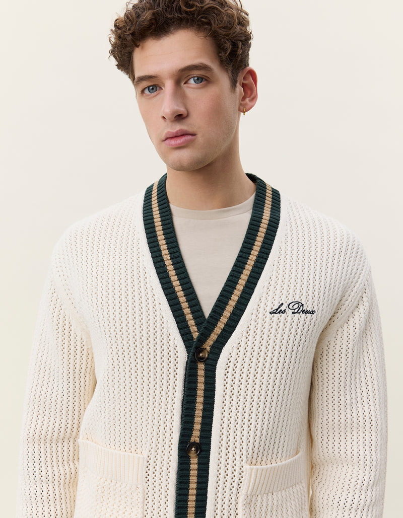 LACE KNITTED CARDIGAN