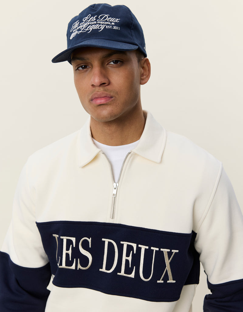 Zipper Rugby Sweat - Ecru