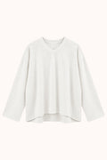 V-Neck T-Shirt - Wit