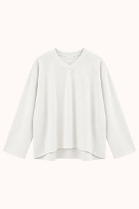 V-Neck T-Shirt - Wit