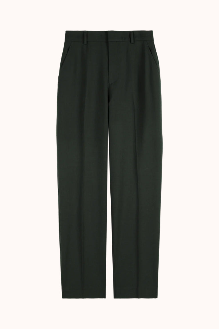 Tapered wool pants