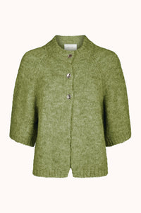 Benuta Fluffy Knit - Dusty green