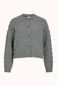 VITILLIA O-NECK L/S KNIT CARDIGAN