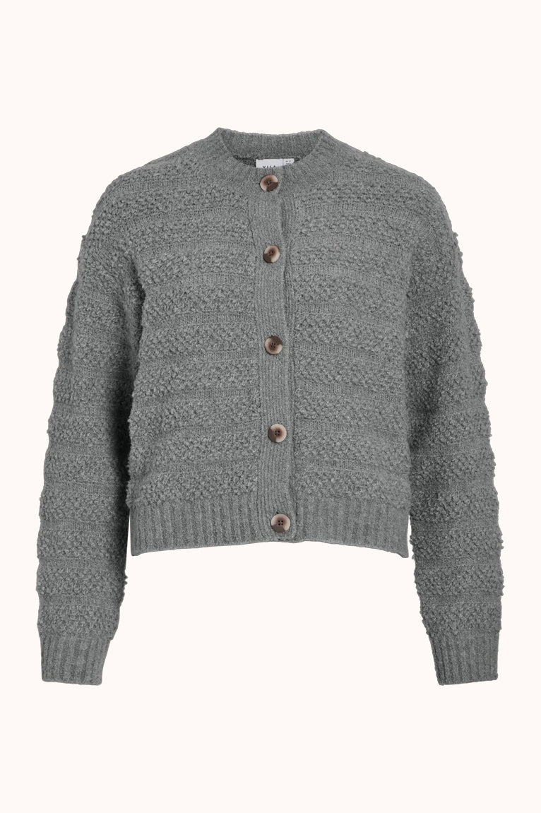 VITILLIA O-NECK L/S KNIT CARDIGAN