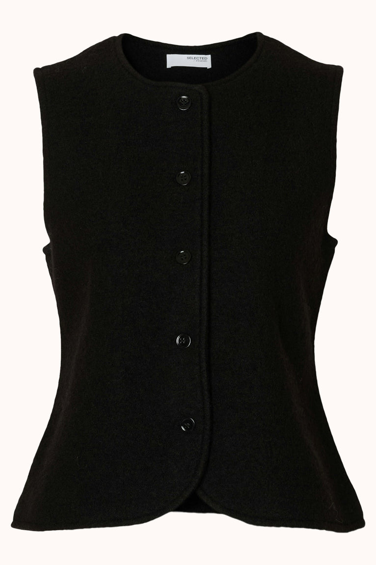 SLFDARLA KNIT BUTTON VEST