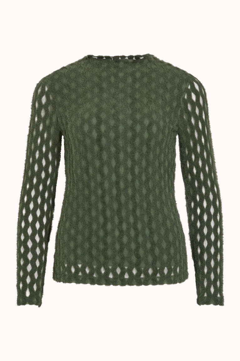 VIINDIRA FUNNELNECK L/S TOP