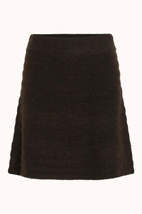 VIJAYLA KNIT SKIRT - COFFEE