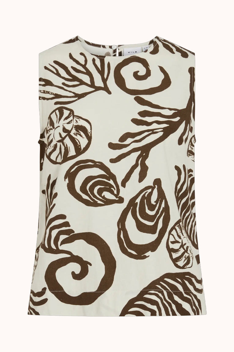 VIKAM CORA S/L TOP - Beige