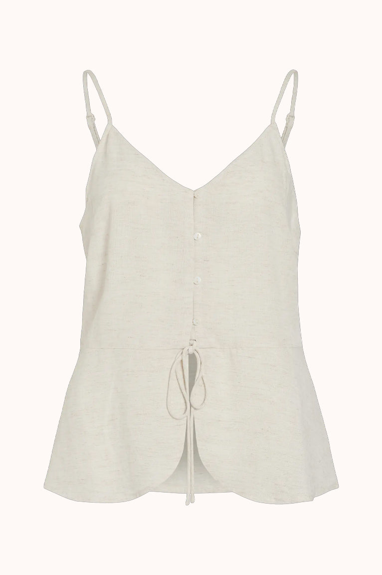 VIKETA SINGLET TOP - Beige