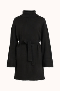 VIROLFIE L/S TIE BELT KNIT DRESS