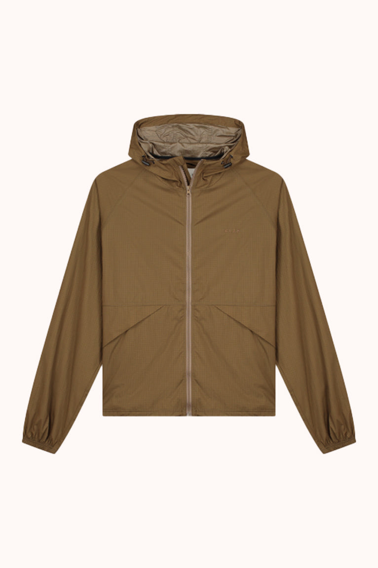 Hooded windbreaker