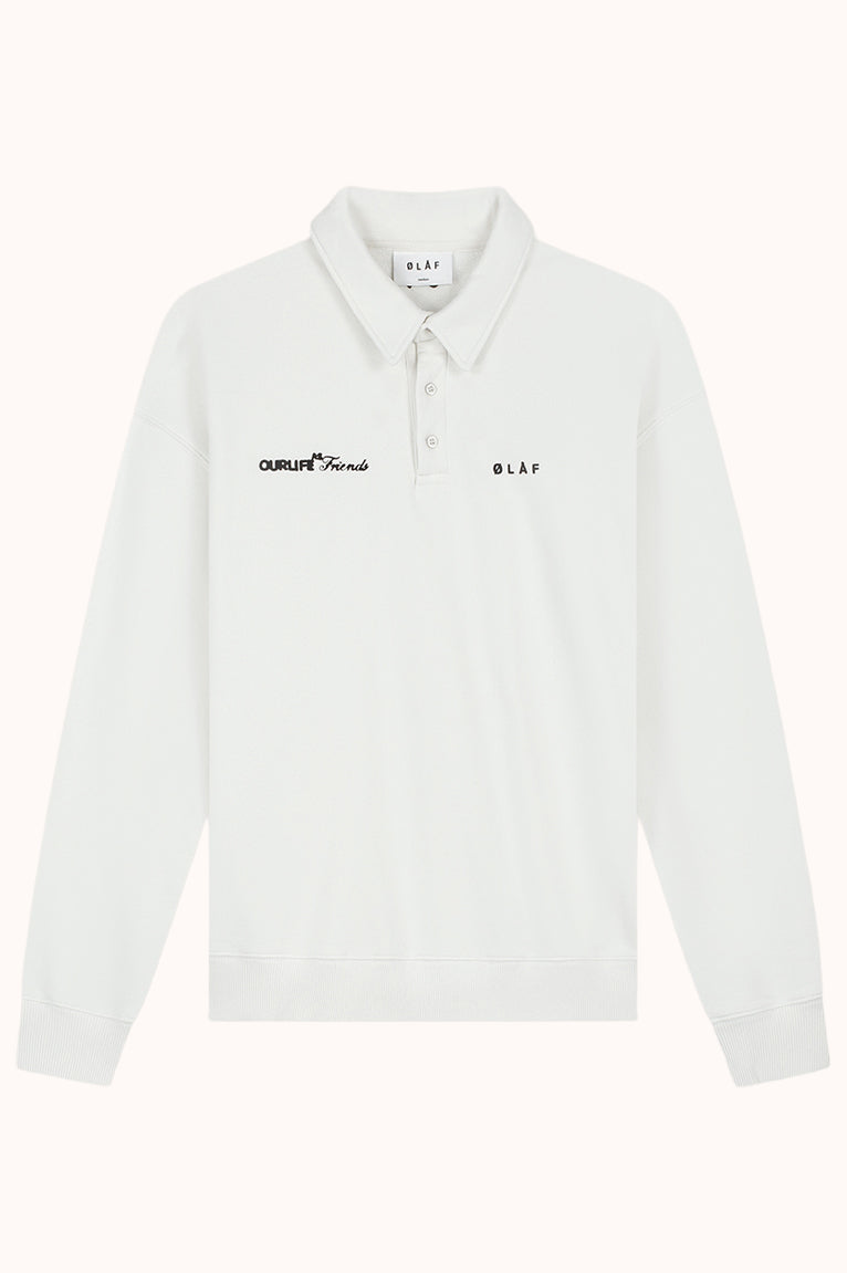 SCRIPT FRIENDS OVERSIZED POLO