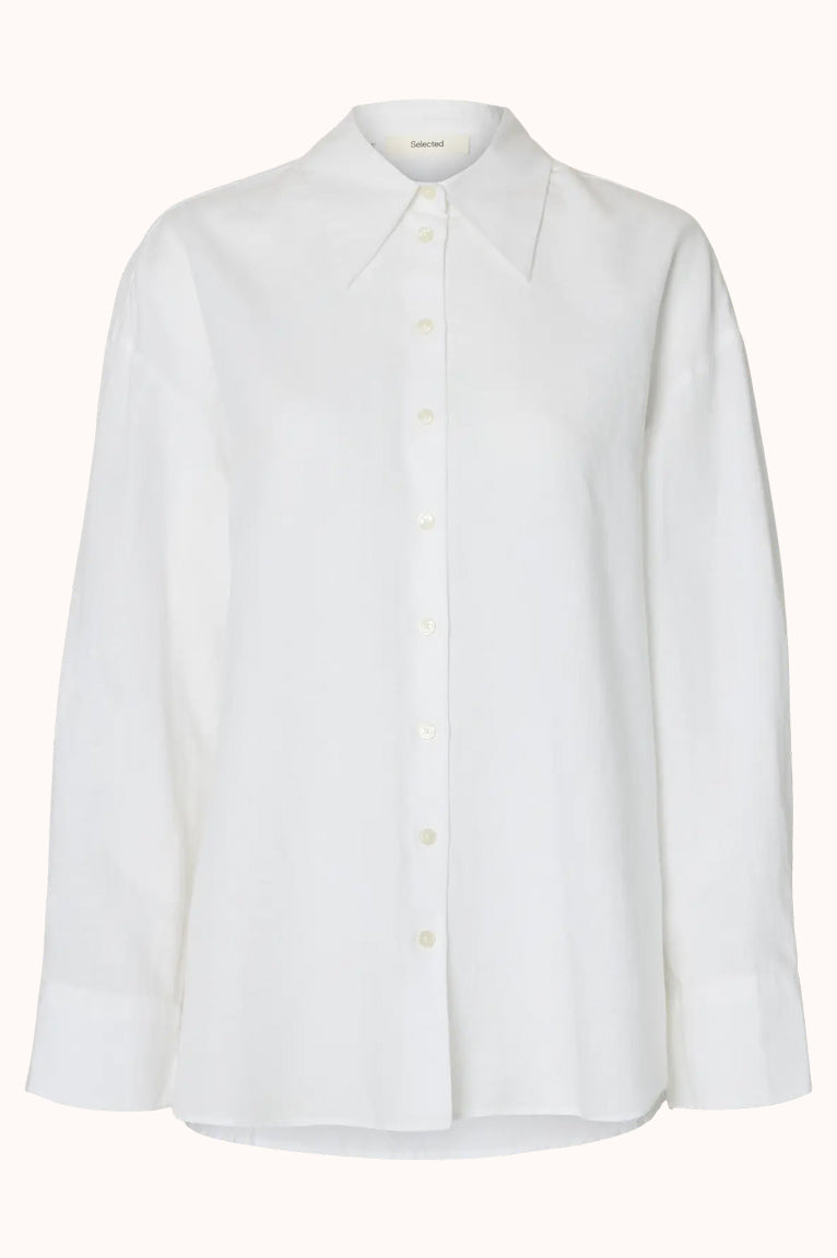 SLWCLEO OVERSIZE LINEN BLEND SHIRT