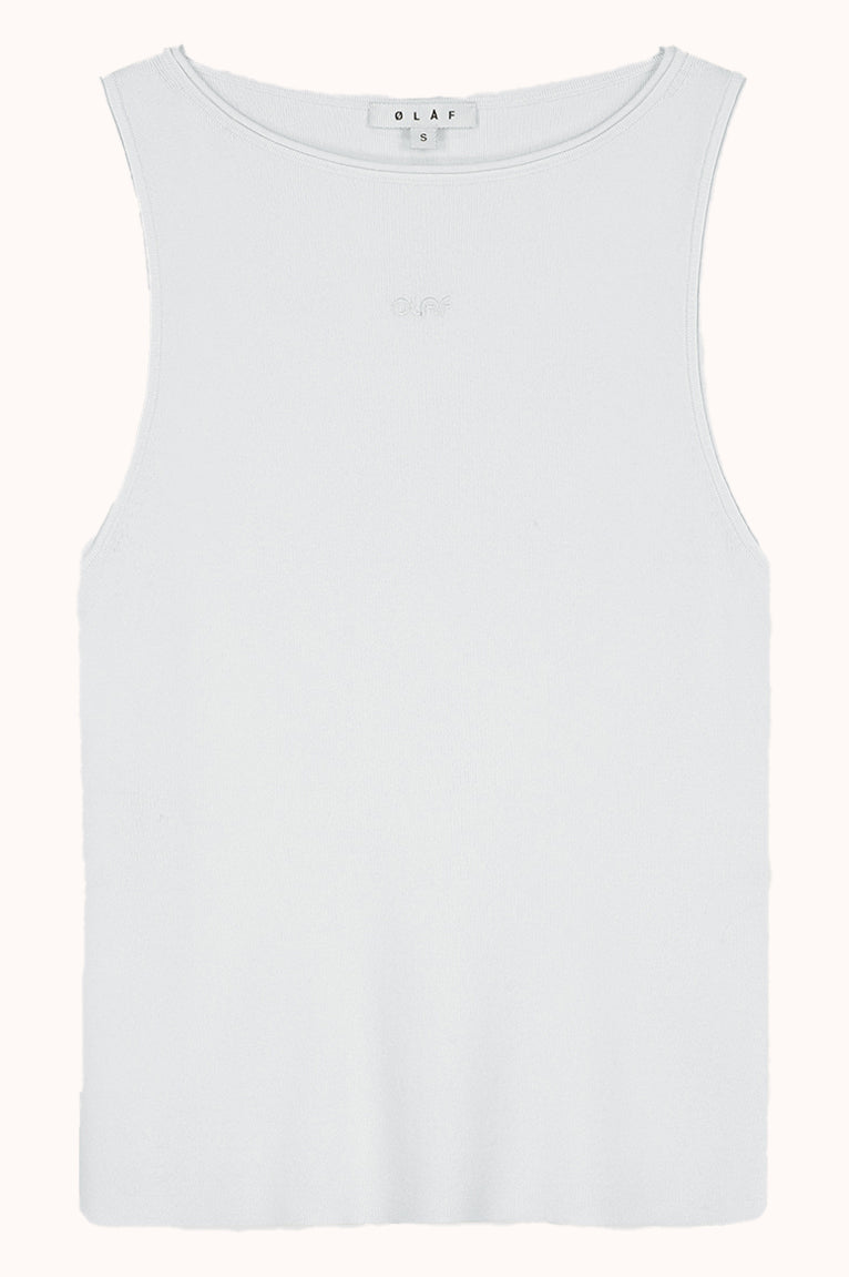 RETRO LOGO SLEEVELESS KNIT