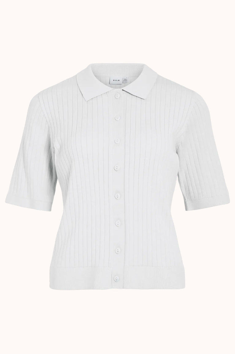 VISALU 2/4 POLO KNIT TOP
