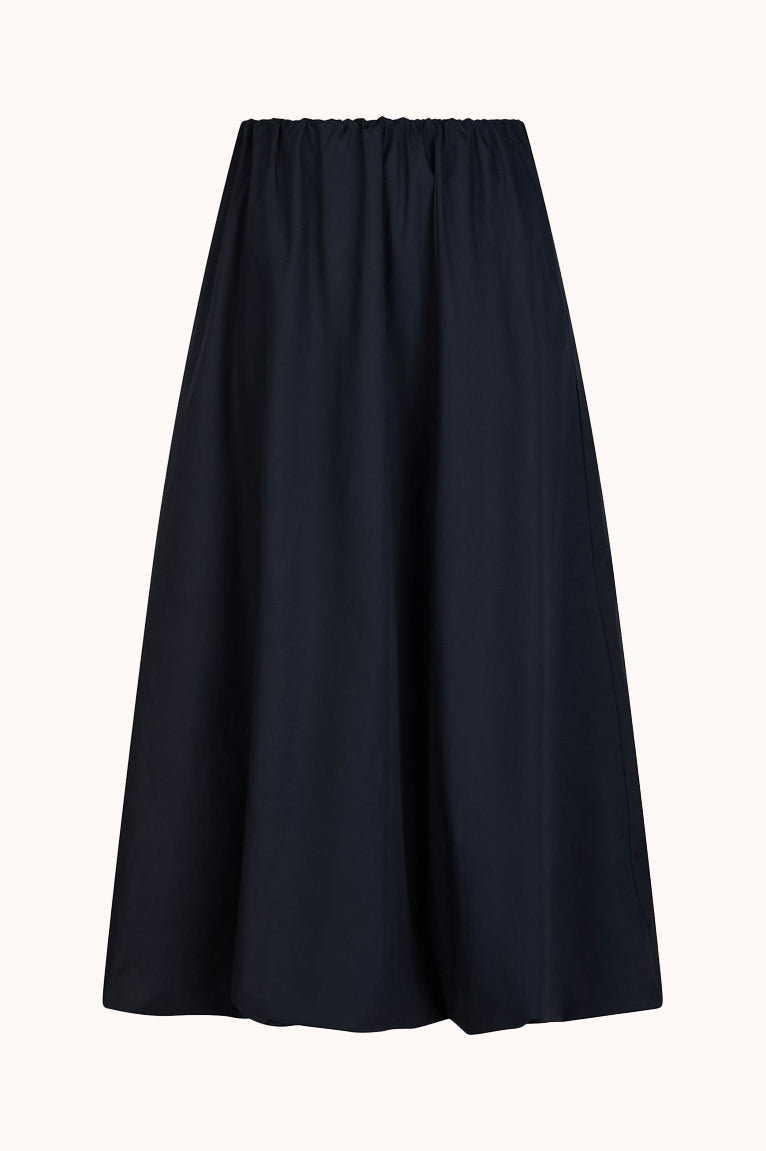 Ober Long Balloon Skirt - Navy