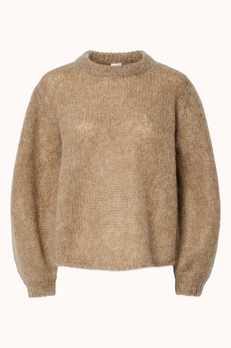 YASLAMBU O-NECK LS KNIT PULLOVER