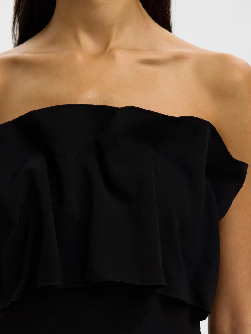 SLFVINELLE PLEATED BANDEAU TOP