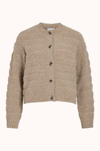VITILLIA O-NECK L/S KNIT CARDIGAN