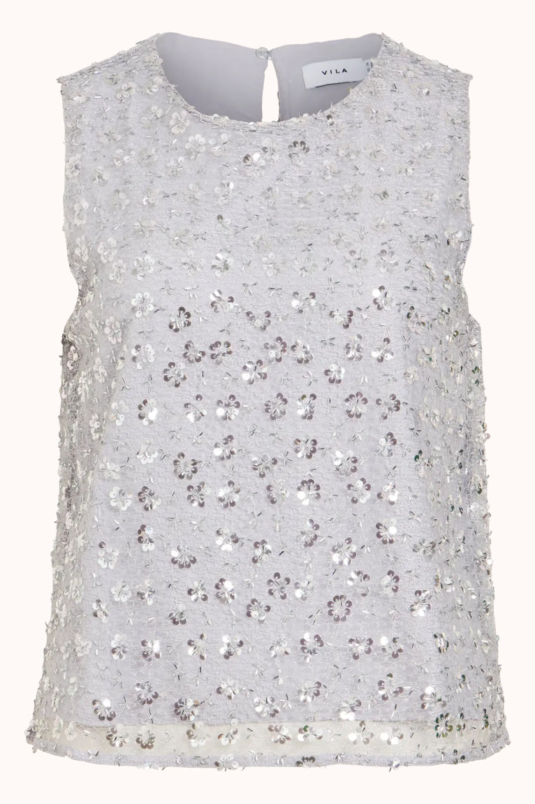 VIGLITA O-NECK S/L TOP