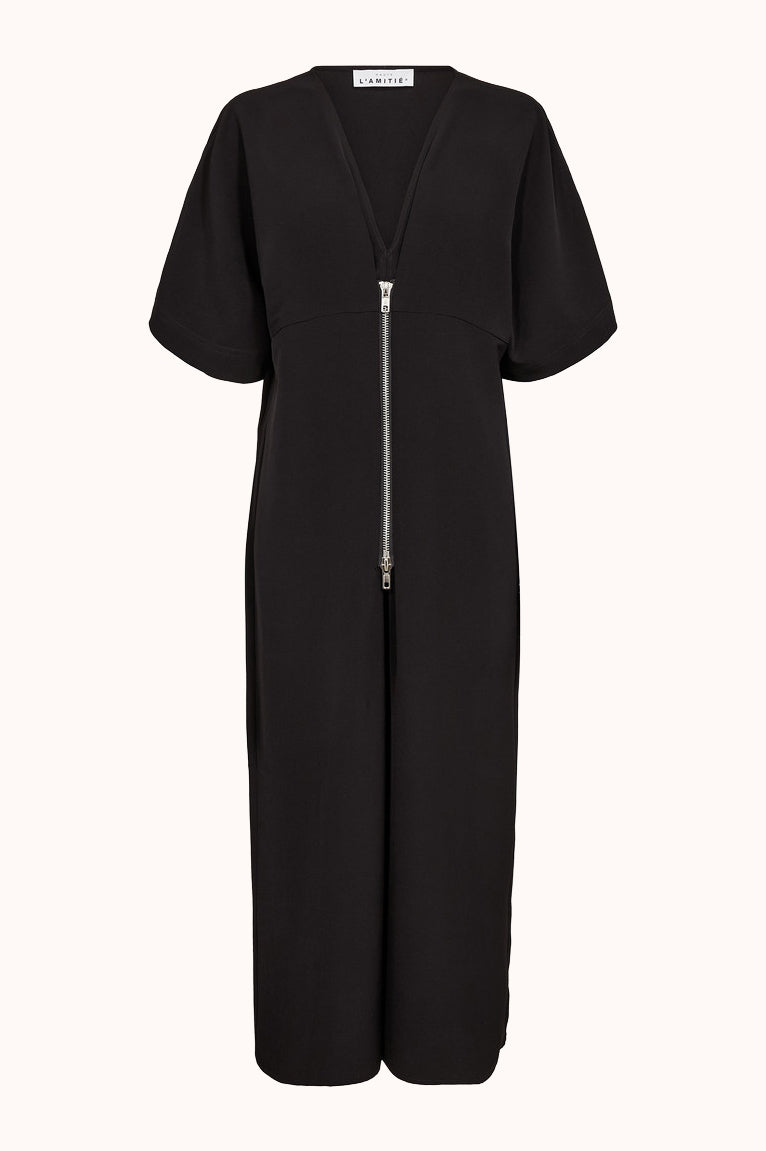 Satari Zip V Dress