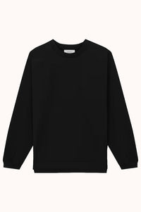 technical sweatshirt black